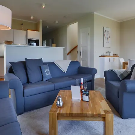 Reetland Am - Luxus Reetdachvilla Mit 3 Schlafzimmern, Sauna Und Kamin F08 Ferienhaus *